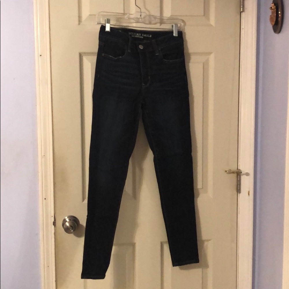 Dark Wash High Rise Jegging